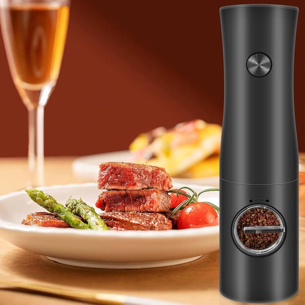 Salt och pepparkvarn set, 2 st elektrisk kvarn kaffekvarn
