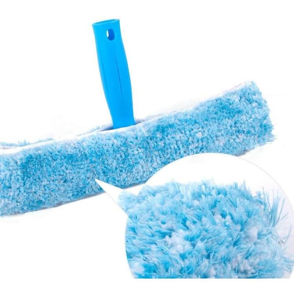 Professionel vinduesskraber med mikrofiberbørste Bredde 25 cm
