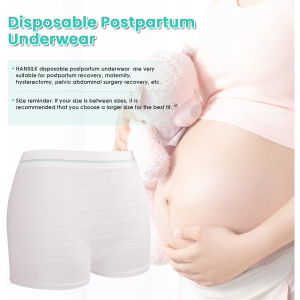 10 stk. Sømløse Mesh Postpartum Trusser Naturlige Post C-sektion Kirurgi R