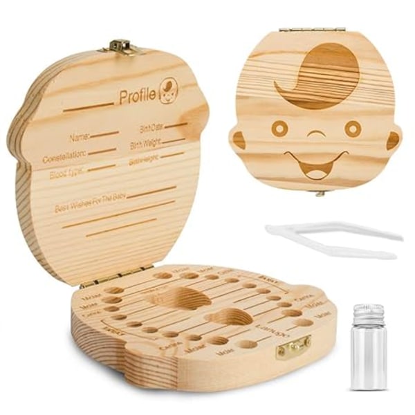 baby box, trä barn souvenir förvaringsbox, lämplig för baby ,