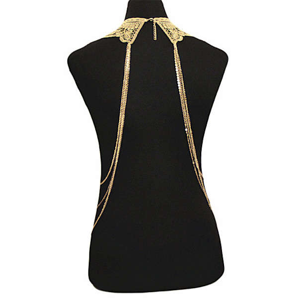 Kroppskedjor för kvinnor Fashion Layered Tassel Body Chain Smycken B