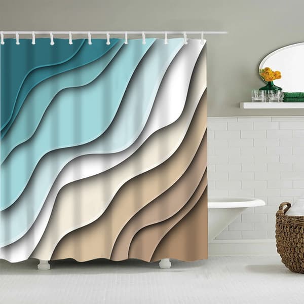 Värikäs suihkuverho, 100cm*180cm