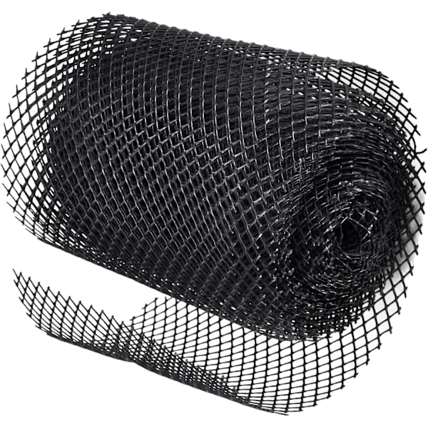 4x Takrennebeskyttelse Mesh med 60 Festklips, 16cm6m