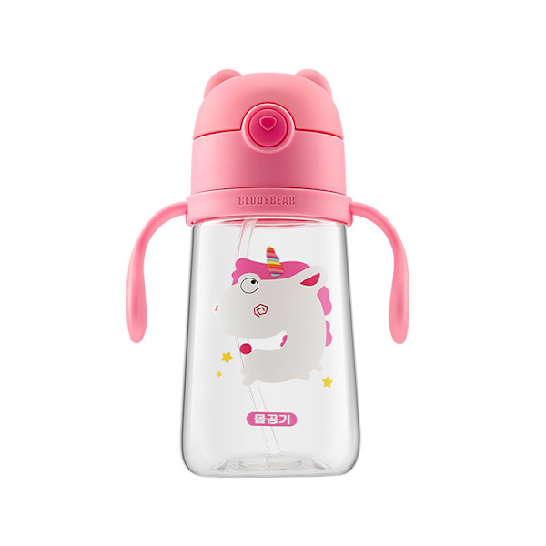 Sippy-kupit vilkkuvilla valoilla Painotetut olkikupit Vuotamattomat Vauvanpullot