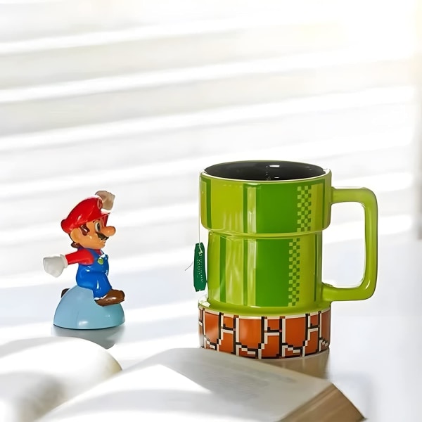 Drtupe Super Mario Warp Pipe Mug Keramik Kaffeemug Geschenk für Spiel