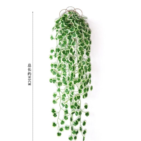 4 stk 95 cm kunstig grøn klatrende efeu falsk plante hængende hængende dekoration
