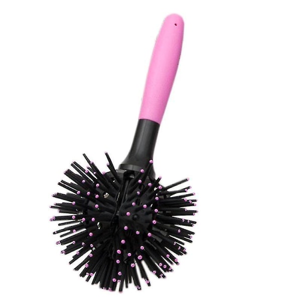 3d Bomb Curl Hårbørste Ball Styling Sfærisk Massasjekam Utfloking Varme