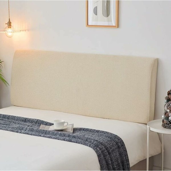 Hodegjerdetrekk, Hodegjerdebeskyttende Trekk Støvtett Vaskbart Hodegjerdetrekk Full Pakke 360° Beige 150cm Passer for hodegjerde 140170cm