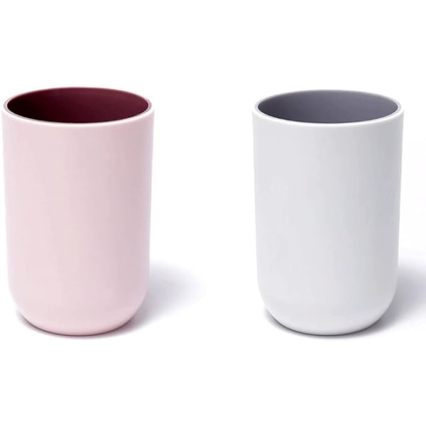 Kopp 10,5oz, Okrossbar återanvändbar drickskopp set om 2, plast