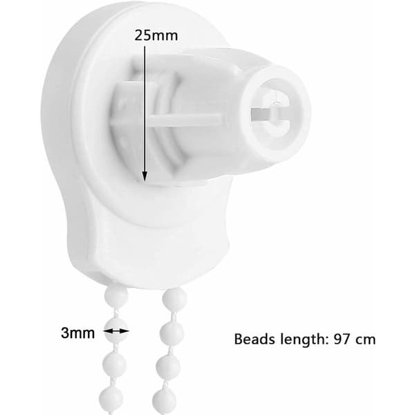 Rullgardinsfäste 25mm Rullgardinsfäste Sidotrissa Koppling Dekor
