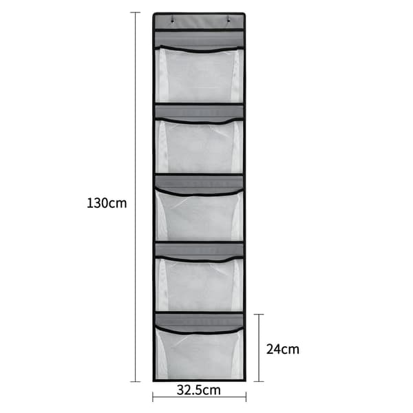 2 stk. hængende opbevaringshylde - Foldbar overhead netpose H