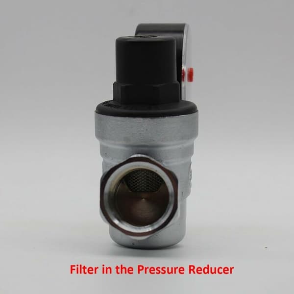 DN20 vandtryksreducer 3/4 tommer vandtryksregulator med manometer