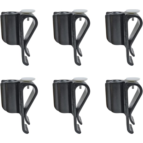 12 holdbare plastik putting clips til golftilbehør til mænd og kvinder (sort