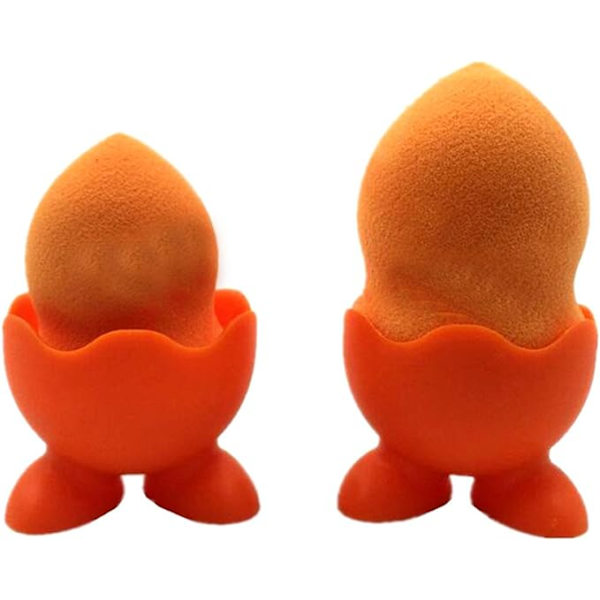 1 st Silikon Äggkoppar Färgglada Frukost Ägg Serveringskoppar Spo