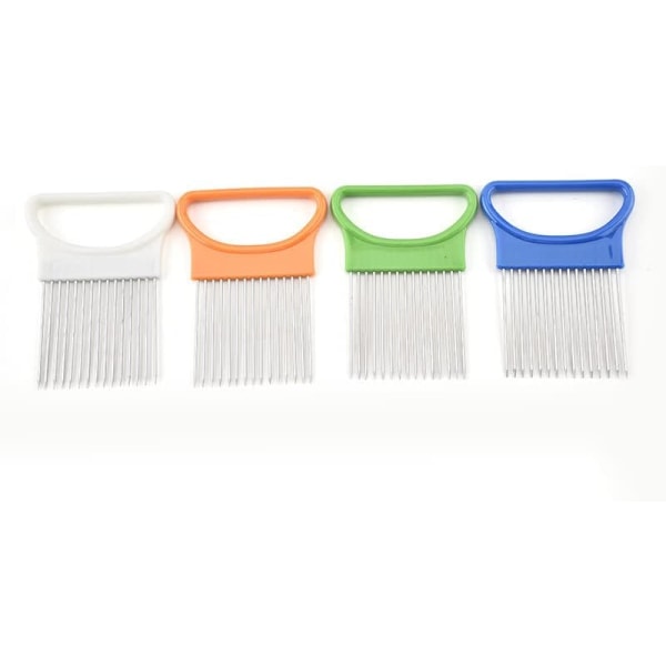 Tomat Løk Grønnsak Sitron Potet Assistent Holder Slicer, Rustfritt Stål