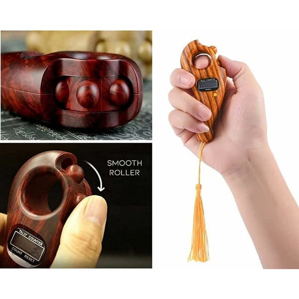 2PCS Digital Bead Counter, Digital Finger Counter, Buddha Bead Counter, för