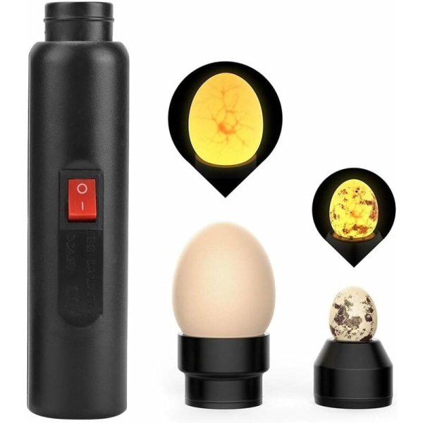 Egg Cradle Lampe Egg Cradle Egg Tester, LED-lys for å sjekke egginkubasjon