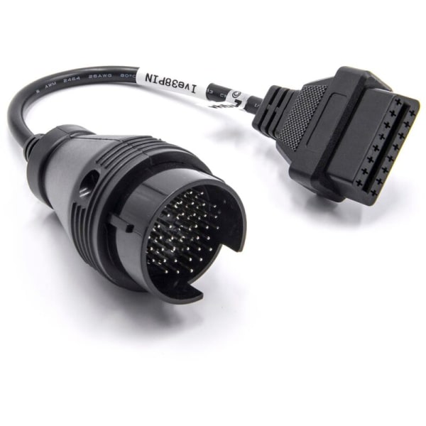 OBD2 OBD1 38-bens adapter kompatibel med Iveco-biler - 25cm