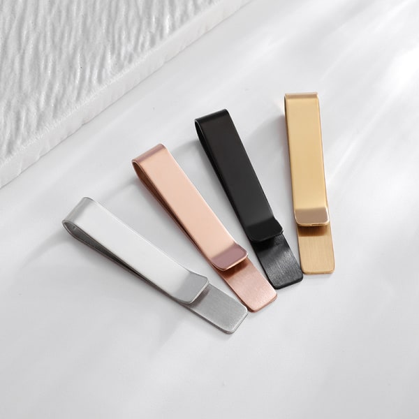 2 tum slips för män - Smal slipsnål slips set om 4 för bröllop