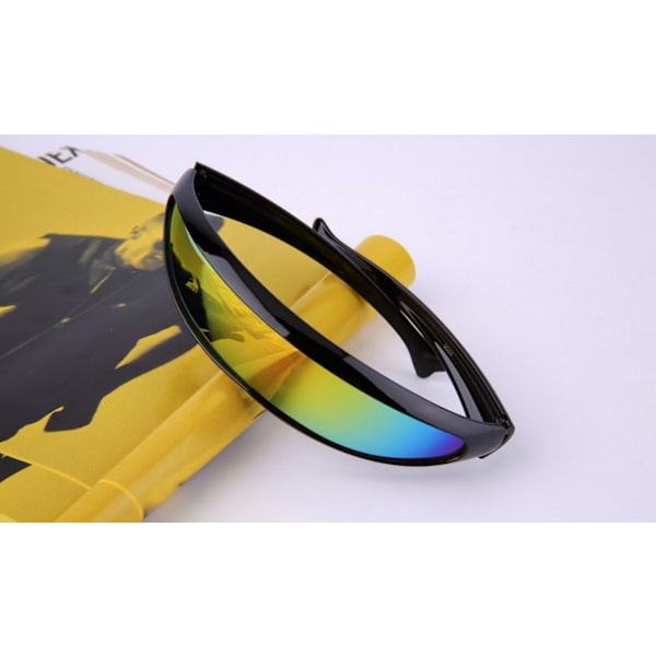 Solbriller for Cosplay Speilet Linse Visor Smal Cyclops Nyhet