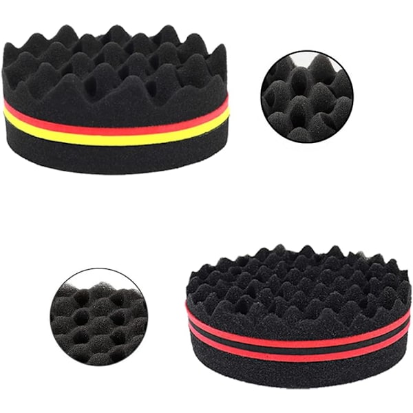 Twist Curl Sponge 4-pack Afro Twist Hårsvamp Afro Hårkam Hårsvamp Afro Metallkam Afro Twist Hårsvamp för Afro Frusit Hår