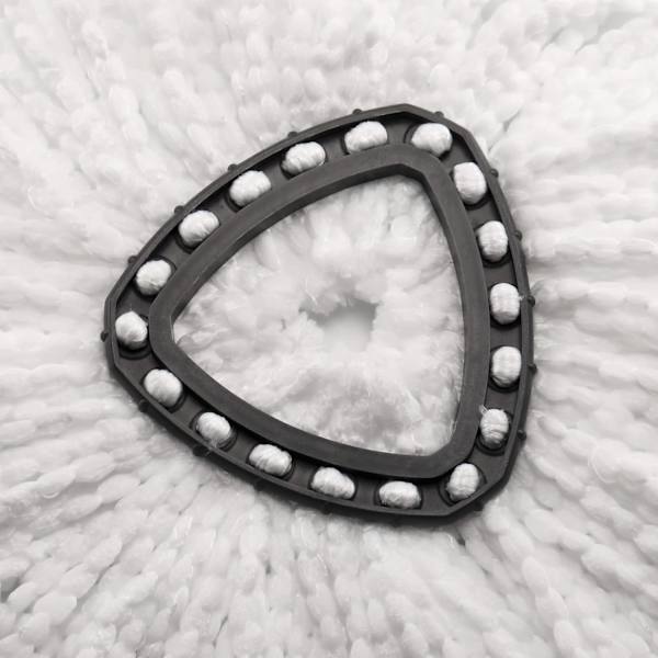 4-pakning Spin Mop Utskiftningshode Spin Mop Refills Kompatibel med