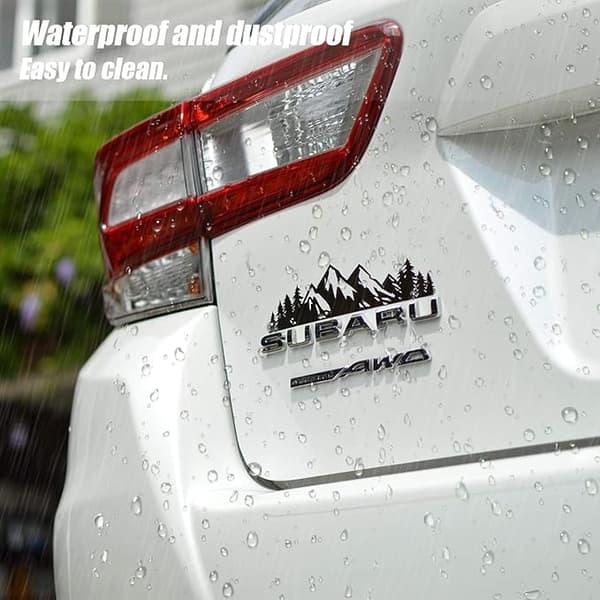 Bjerge Bilsticker, Camping Sticker, Bilsticker Bjerg Skov Vinyl,