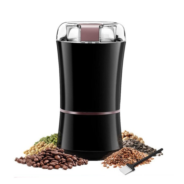 Liten kaffebønne kvern nøtt frø urt kvern krydder knuser mølle blender svart