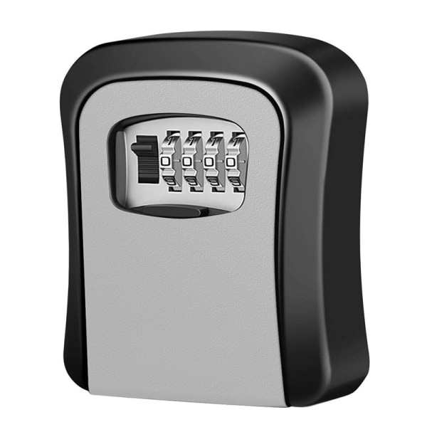 Idea Key Storage Lock Box, 4-siffrig kombinationslåsbox, Wall Lock Box, Res