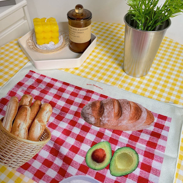 Picknick röd rutig hängande tyg Ins bakgrundstyg