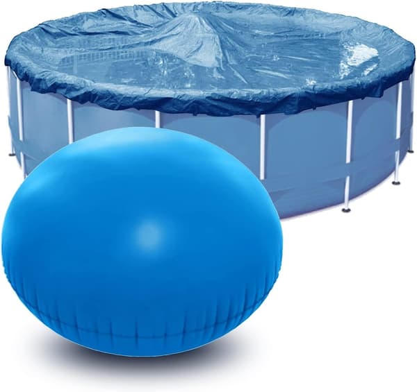 Vinterpoolkudde, ovanmarkspool vinterflytkudde, vinterpoolboll, vinterpoolboj, vinterpool