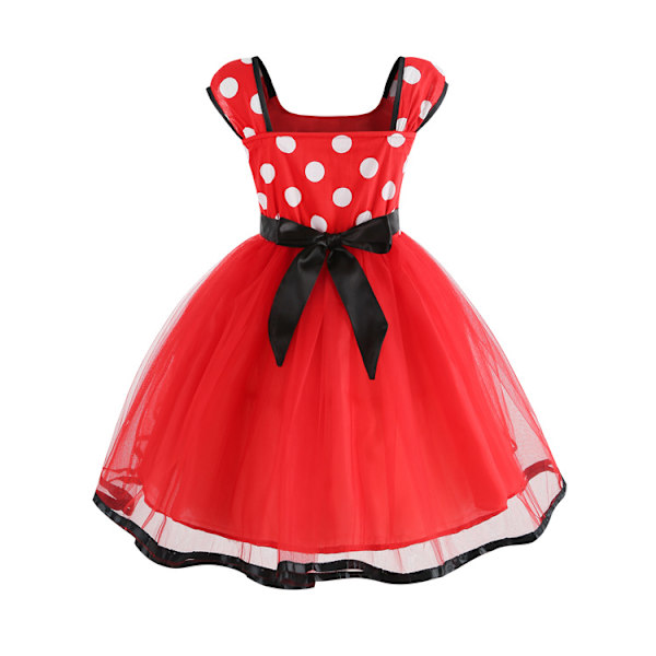 Prinsessklänning Minnie Mus - Prinsessklänning Flickklänning Sommarklänning - Minnie
