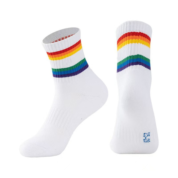 1 Par Dam Athletic Cushioned Crew Socks med Valvbågskompression för en Säker Passform