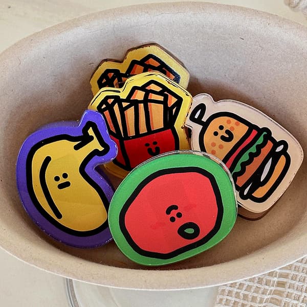 4 stk. Metallmagnetklips Heavy Duty Memo Note Clips Klasseromdekor