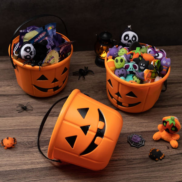 Halloween-karkkikori, kurpitsalyhty, Jack O Lantern, 2 kpl