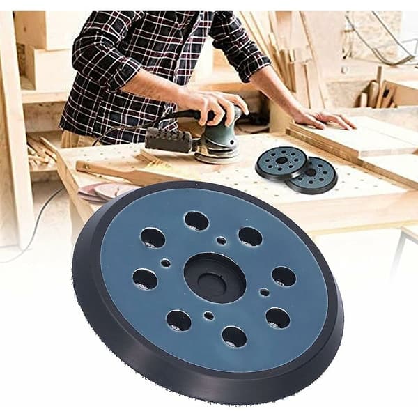 Klett-slibepuder, Quick Install Sander Back Pad til slibemaskiner (2 stk)