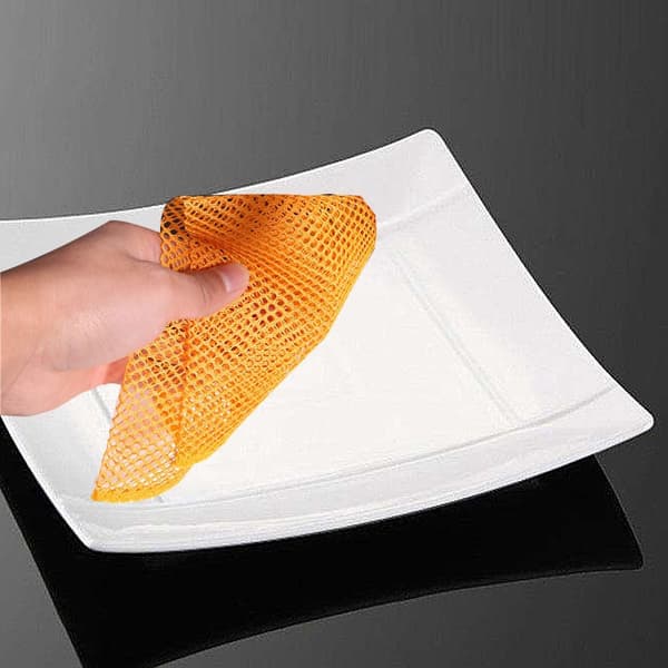Kicthen 2 Pack Dish Net Mesh Washing Dishes Net Household Cleaning Tools