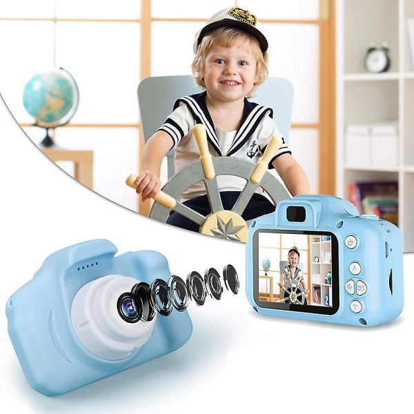 Digitalkamera för barn Minivideokamera för pojkar och flickor | 2,0 tum