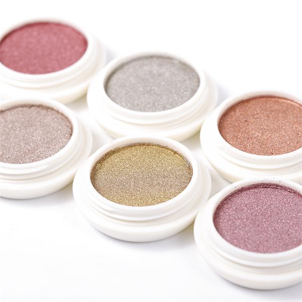 6 lådor roséguld nagelpulver Super Mirror Effect Shiny Metallic Chrome Powder
