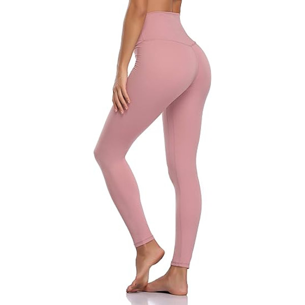 Dam Buttery Soft Högmidjade Yogabyxor Helång Leggings XL
