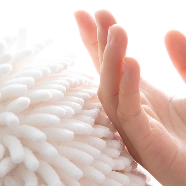 Mikrofiberhåndklæde, 2 grå chenille mikrofiberhåndklæder kan være