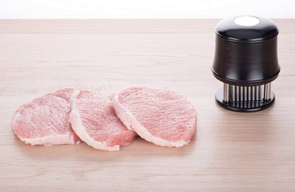 Professionel nålekød mørsner - 430 rustfrit stål blade - til Stea