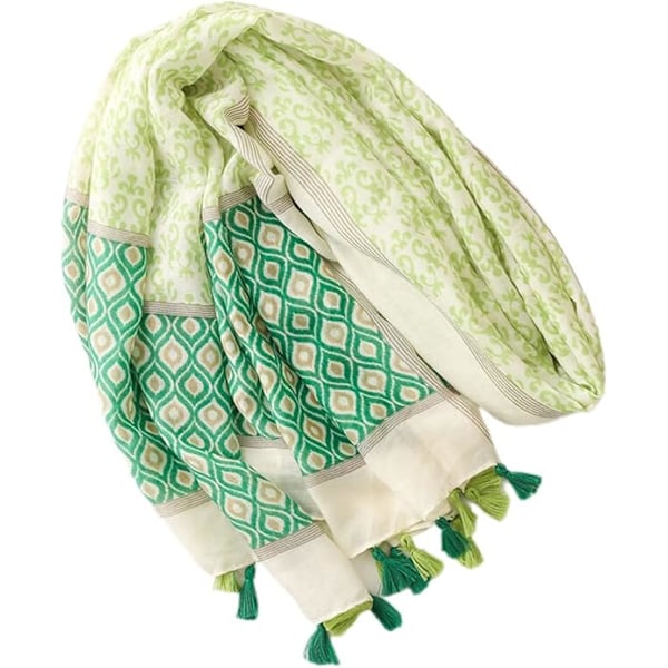 Dam Scarfs Långa Stora Sjal Elegant Lättvikts Scarfs Mjuk Varm Sjal Stoles