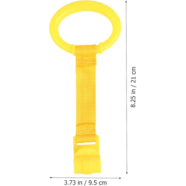 4 stk. Baby Play Gym Baby Crib Pull Ring Baby Bed Stand Up Rings Nursery Baby