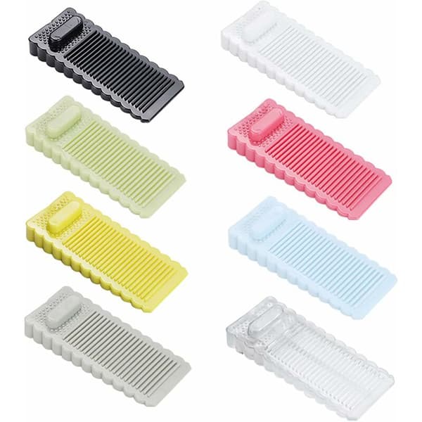 Gummidørstopper, kiler, 8 stk. bunngummidørstopper, laminerte