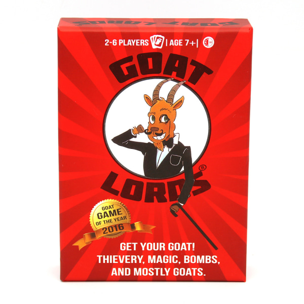 Goat Lords - Mest vanedannende kortspill for voksne, tenåringer, barn (Bo