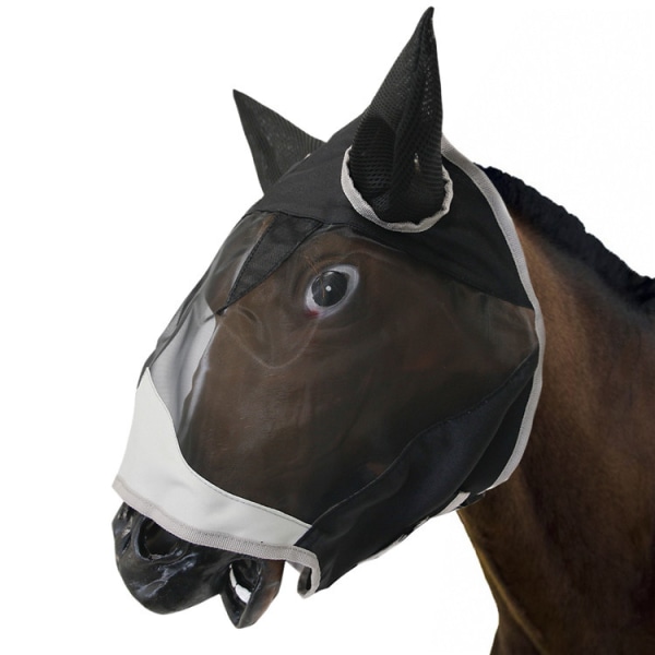 Hestefluemaske Anti UV Hestemaske, Ridefluemasker UV-beskyttelse, Horse Fl