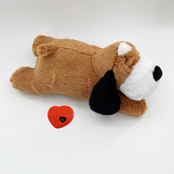 Puppy Heartbeat Stuffed Toy - Pet Anxiety Relief and Calming Aid