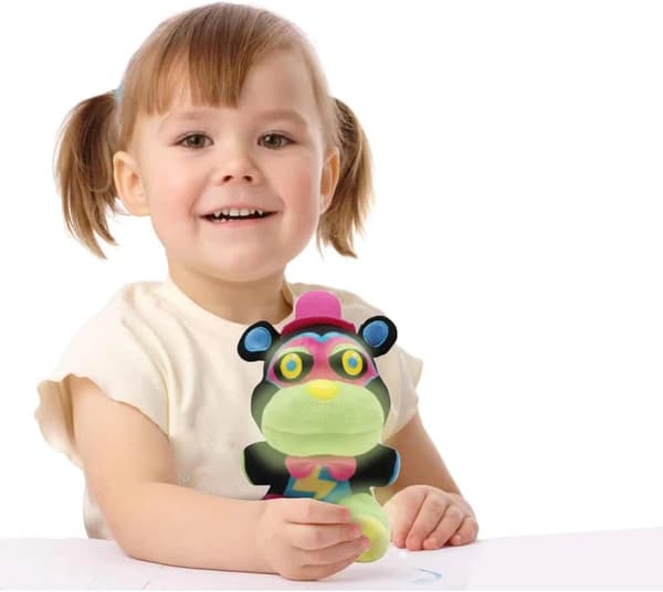 Security Breach Glow bamser Blacklight Glamrock Freddy Bamse Glow 5 Nights
