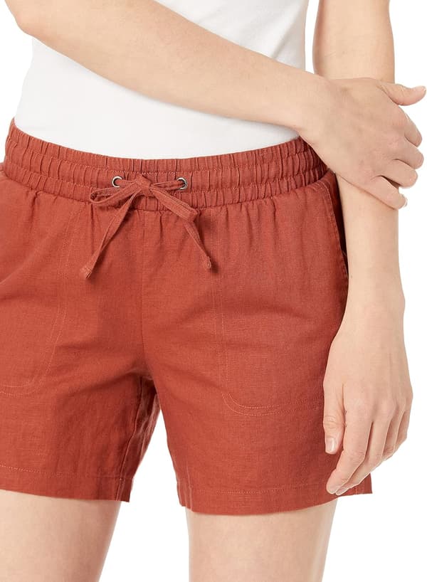 Kvinder 5\" Inseam Drawstring Linned Blend Short XXL